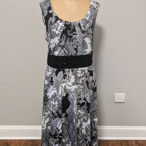 Perceptions Women 22 W Black White Paisley